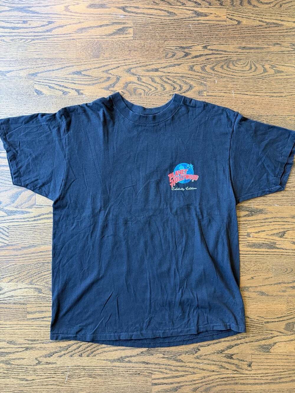 Vintage Single Stitch Planet Hollywood Sylvester Stallone Celebrity Edition XL